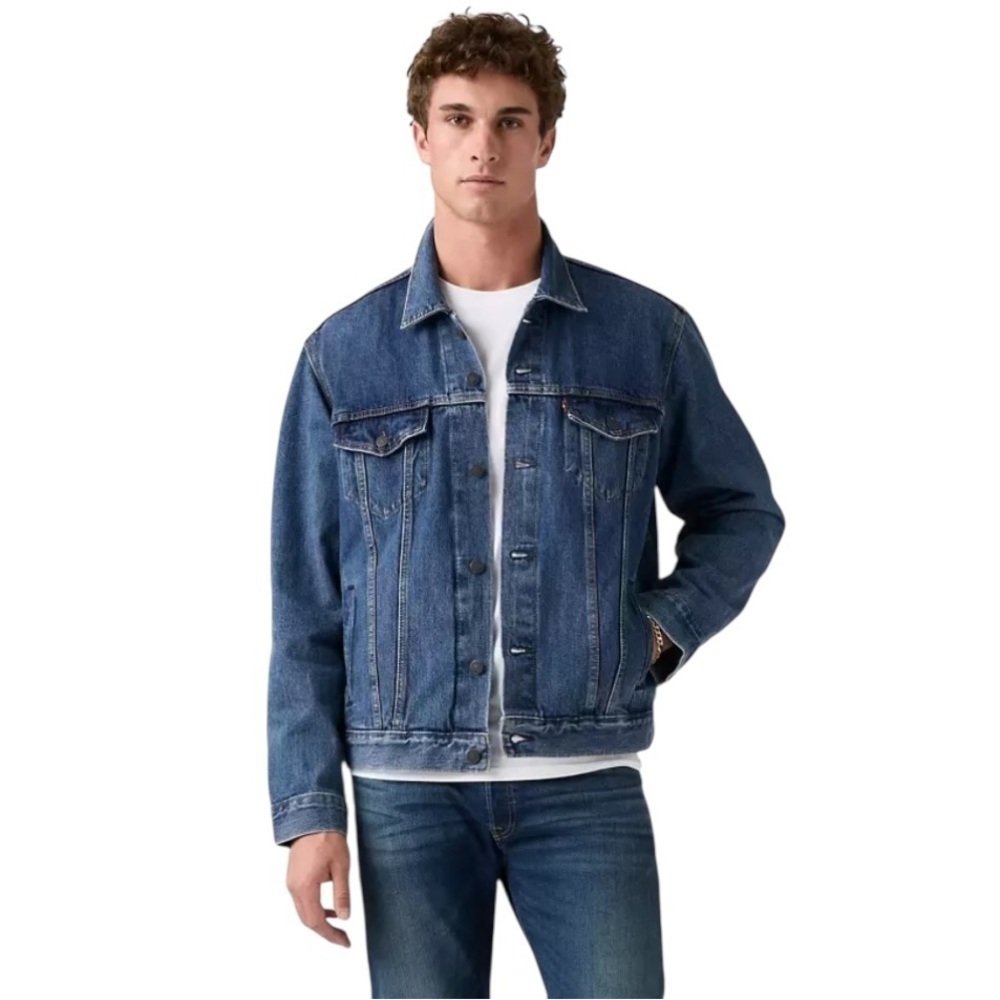 Levi's Classic Indigo Men’s Trucker Denim Jacket. Size Medium #1665